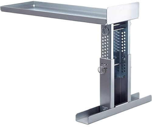 Ladder Leveller, 23.4x7.6 Inch Ladder Leg Stabilizer Tool, Anti-slip sticker/Adjustable Height, Stair Safety Aide Accessory, for Single And Extendable Ladders