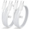 Cable USB C a USB C 1M 2Pack, 60W Cable Tipo C Carga Rapida para iPhone 15 16 Pro Max/Plus/15/16,iPad Pro/Air,MacBook Air, Nylon Cable Carga Rapida Tipo C