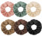 LOPHE Satin Hair Scrunchies Damen, 6er Set Satin Haargummis Weich Haarschmuck, Elastische Silk Pferdeschwanzhalter Haarbänder ohne Abdrücke Geschenk für Mädchen, Frauen(D)