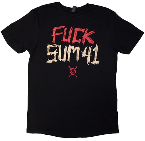 Rock Off officially licensed products Sum 41 Tour 24 F**k Sum 41 T Shirt XL Black