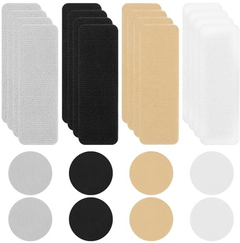 24 parches autoadhesivos de tela, parches de reparación, parches negros para zapatos, parches de reparación, cinta adhesiva de tela, parches de tela para ropa, chaqueta de plumón, zapatos, tienda de