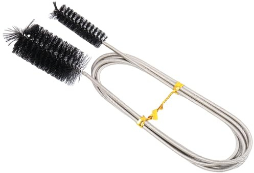 Drain Unblocker,Sink Pipe Cleaner Brush,200cm Double-Ended Flexible Drain Pipe Cleaner Brush,Hair Clog Removal Tool,Shower Sewer Unblockingtool,Bathroom Kitchen Toilet Plugged Hole Sewer Cleaning Tool