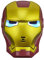 MYDVDHDV - Iron Mans Latex Mask Horror Headwear for Halloween Carnival Costume Party Props