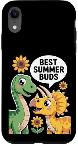 Best Summer Buds – Cute Dinosaur Friends Summer Case for iPhone XR