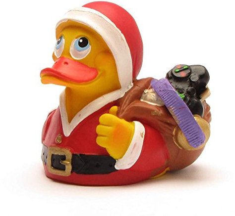 Duckshop I Weihnachtsmann Badeente I Quietscheentchen I Quietscheente I Geschenk Weihnachten I Geschenk Nikolaus I Adventskalender