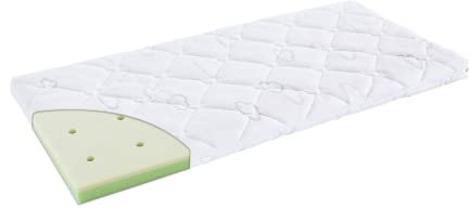 Träumeland Baby-Matratze für Wiege, Modell Little Angel, 50 x 100 cm, Mehrfarbig
