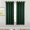 StangH Dunkelgrüne Samt-Vorhänge – Vintage Stil Home Decor Verdunkelungsvorhang Paneele für Bauernhaus Wohnzimmer / Wohnheim / Keller / Apartment, B 52 x L 63, 2 Paneele
