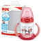Nuk First Choice - Vaso antigoteo, 150 ml, color rojo