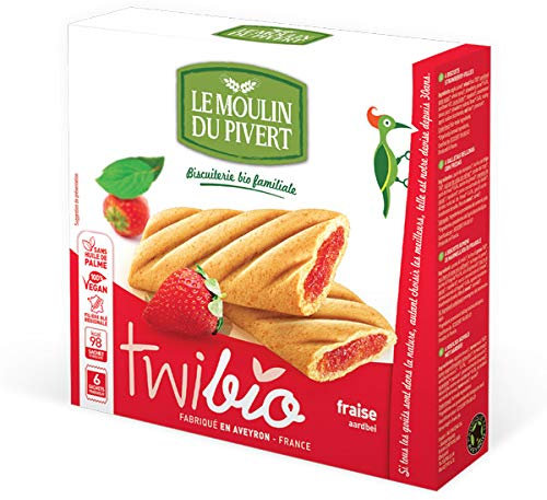 Le Moulin Du Pivert - Twibio Fourrés Aux Fraises 150G - Unité