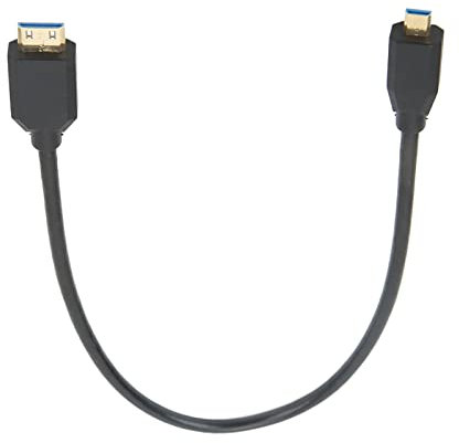 Mini to Micro HD Multimedia Interface Cable 8K 60Hz 4K 120Hz 1080P 30cm 2.1V for Smartphones Tablets Cameras