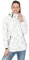 Blu Apparel Womens Waterproof Jackets Lightweight Ladies Rain Jacket for Women Outdoor Hiking Printed Breathable (UK, Numeric, 14, Regular, Regular, White)