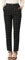 Allegra K Damen Vintage Tartan Karierte Hose Elastische Taille Gerade Lange HoseSchwarz XXL