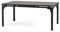 SIEDITI FUORI E DENTRO Table d'extérieur/jardin extensible 180/240x90 cm avec pieds en acier et dessus en polyéthylène effet bois, jusqu'à 10 personnes Thomas XL (anthracite)