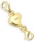 ALEXCRAFT 14K Herz Magnetverschluss Kette Gold 925 Sterling Silber Halskette Armband Verschluss DIY Jewellery Making Accessories