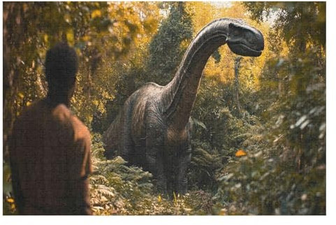 1000-teiliges Puzzle Jurassic World Dekorationen Puzzlegröße2 26x38cmMbT453