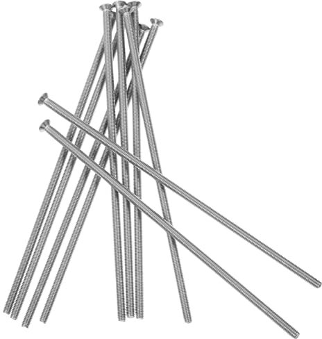 iplusmile 10 pièces Vis à Tête Plate Acier Inoxydable de Vis Longues à Encastrement pour Prises Électriques Résistantes Durables Parfaites pour Ajustement Optimal