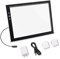 HSK A4 LED Light Box Light Pad Lock/Unlock Modes Touch Dimmer Button Super Brightness 7000 Lux With USB 5V 2A Adapter