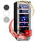 Klarstein Cantinetta Vino Design da Incasso, Cantinetta Vino Refrigerata a Zona Doppia per Vino Rosso, Bianco e Birra, Controlli Touch, Frigo Vino Cantinetta per Esterno/Interno, 53L, 17 Bottiglie