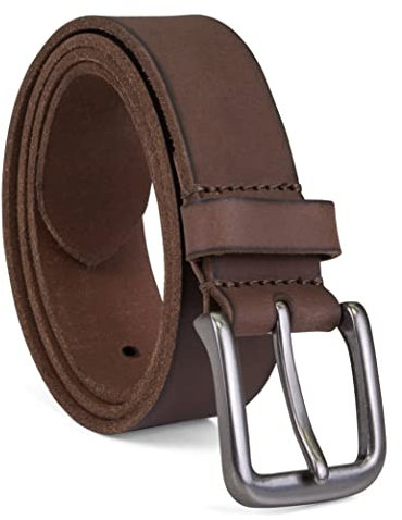 Timberland Herren 35mm Classic Buckle Jean Leather Belts Gürtel, Dunkelbraun, 36