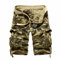 Homme Eté Cargo Shorts de Loisir Capri Vintage Bermudas Pantacourt (sans Ceinture),TieNew Camouflage Combat Shorts pour Homme/Garçon Bermudas Treillis Militaire Cargo Pantalon de Travail Multi Poches