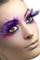 Miya Fantastische Wimpern mit super weich blaue Feder, handgefertigte Künstliche Wimpern, falschen Wimpern, Feder Wimpern, anziehende Deko für Party, Fasching, Maskerade, Bühne, Halloween, (pink)