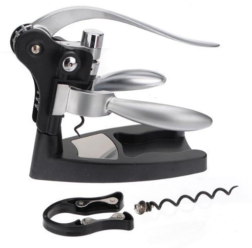 Corkscrew Bottle Opener, Rabbit Puller Wine Openers for Wine Sets with Foil Cutter and Extra Spiral