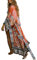 YOUKD Cardigan in Cotone da Donna Kimono Lungo Boemo Costume da Bagno da Spiaggia Coprire il Vestito Abito Taglie Forti