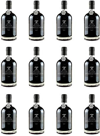 Quinta de la Rosa | LBV Port Portuguese Fortified Wine 20% ABV | 12 x 50cl | Shows blackberries, cherries and dried fruits, complemented by hints of cocoa and spice, with a balanced finish for food.