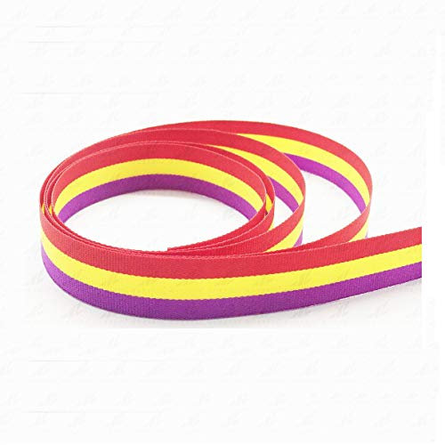 Durabol Cinta con Bandera de España 1m x 15mm, Poliéster, Multicolor, Ocasión Casual