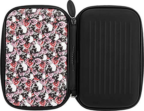 Casemaster Unisex-Erwachsene Sentinel Dart-Etui, Sinister Totenköpfe