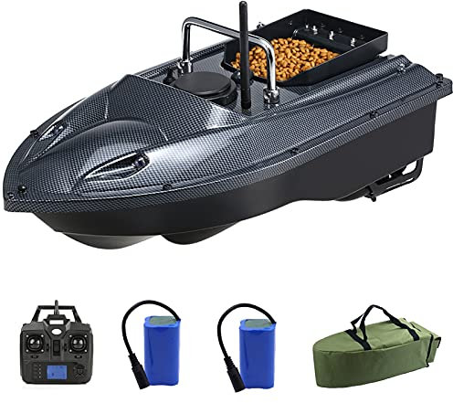 AHWZ Fishing RC Boat - GPS Remote Control Bait Boats,Boat with Double Batteries