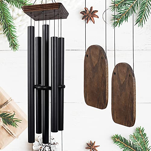 Große Windspiele für den Außenbereich mit tiefem Klang, ca. 122 cm, Windspiele aus Holz für den Außenbereich, Sonderangebot, Erinnerungsgeschenke zum Muttertag und zu Weihnachten, Dekoration für den