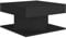 vidaXL Mesa de Centro Auxiliar Consola Mesita Salón Lateral Té Café Sofá Sala de Estar Muebles Mobiliario de Madera Contrachapada Negro 57x57x30 cm