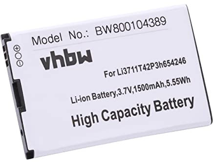 vhbw batteria sostituisce Verizon VZWAC30BAT per smartphone cellulare (1500mAh, 3,7V, Li-Ion)