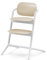 CYBEX Gold LEMO Hochstuhl, Mitwachsend, 3 - 99 Jahre, Verwendbar ab Geburt durch separate Aufsätze, Buchenholz/Aluminium/Kunststoff, Sand White