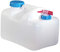 Petri 20 Liter Wasserkanister Multikanister mit Hahn und Deckel | Lebensmittelecht BPA frei | Gastronomie Gewerbe Camping Wohnwagen | Robuste Qualität aus DE (20 Liter)