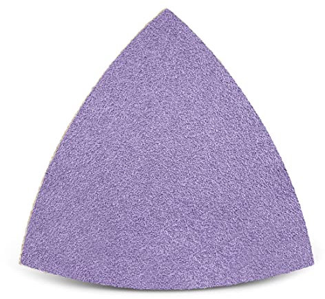 MENZER Purple HD Klett-Schleifblätter, 82 mm, f. Deltaschleifer, Keramik-Mix (50 Stk.) K180