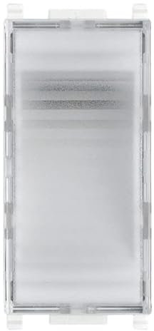 VIMAR 14398 PLANA Lampada di emergenza utilizzabile anche come luce di cortesia o segnapasso comandata da interruttore, batteria ricaricabile non sostituibile
