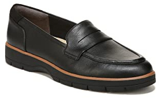 Dr. Scholl's Shoes Women's Nice Day Slip On Loafer, Black Smooth, 8