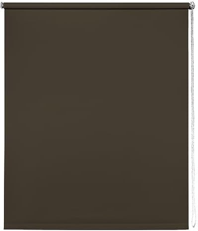Thermal Blackout Blinds, Chocolate 180cm (70.86), 165cm Drop - Blackout Roller Blinds For Inside and Outside Recess Fitting - Window Blinds of Multiple Colours and Sizes by New Edge Blinds