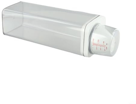 QOXEZY Dispensador de detergente de jabón para lavandería,contenedor de polvo de lavado de ropa de plástico,tapa de caja de almacenamiento de detergentes de jabón,700 ml