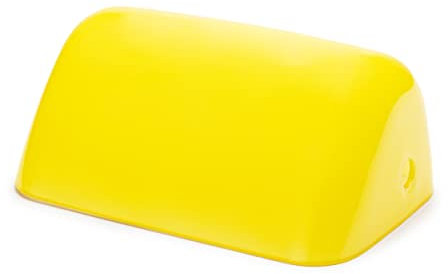 NKlaus Ersatzabdeckung aus Glas für Bankerslampen gelb 18x7x11cm Echter Ersatz-Glasschirm 11692