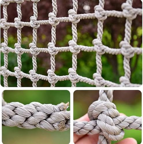 LNENW playground rope net Safety Climbing Net Kids Playground Play Safety Net Climbing Cargo Net Garden Treehouse Climbing Net Customization Safety Rope Net for Kids ( Size : 4*7m(12.12*21.21ft) )