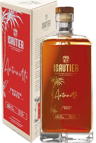 ISAUTIER - 13 ans 2006 Antoinette Batch #2 - Rhum vieux - Notes d'agrumes & Amande - Origine : La Réunion - 58% Alcool - 70 cl