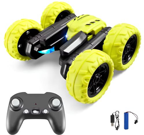 OpenRC Ferngesteuertes Auto für Geländefahrzeuge – 360 ° Roration Stuntauto mit Fernsteuerung – Geschenk Spielzeug für Kinder Jungen Mädchen – elektrisches schnelles Auto Drift Car