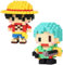 yumcute 1080 Stück Micro Bausteine Spielzeug Set, Mini 3D Modell Blocks Set 3D-Puzzle Mit Cartoon Anime Figuren, DIY Lernspielzeug Geschenk Für Kinder Erwachsene