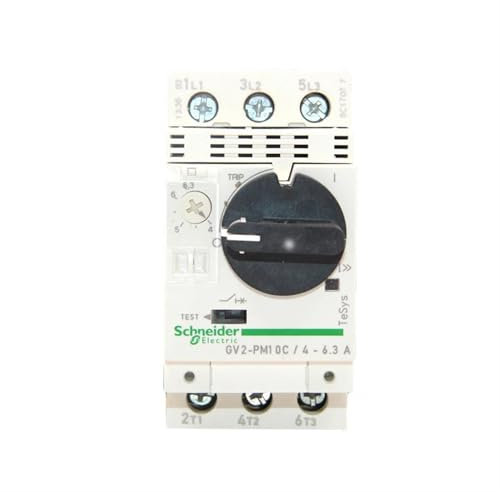 KAYPBWQMG Interruptor termomagnético 3P GV2PM10C Interruptor de protección del Motor Control de Perilla Rango de Corriente de Ajuste 4-6,3 A 100 KA