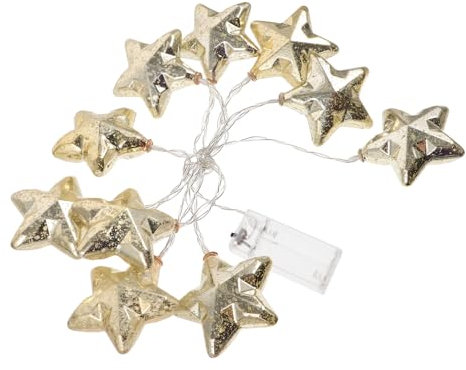 PRETYZOOM -weihnachtsstern-lichterkette Mit Batterie Für Dekorationen