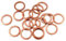 Messing Unterlegscheiben Unterlegscheiben Runddich 5 Stück DIN7603 M6 M8 M10 M12 M14 M16 M18 M20 T3 O-Ring-Dichtungsring Kupferscheibe Bootsscheibe Flachdichtring Fitting(M8 (8x20x2))