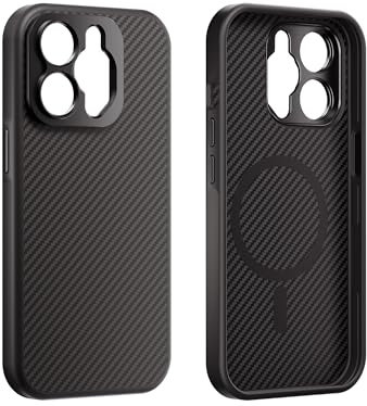 FREEWELL Pro Filmmaker Case pour iPhone 14 Pro Max - Monture magnétique pour Objectif et Filtre 17mm Noir